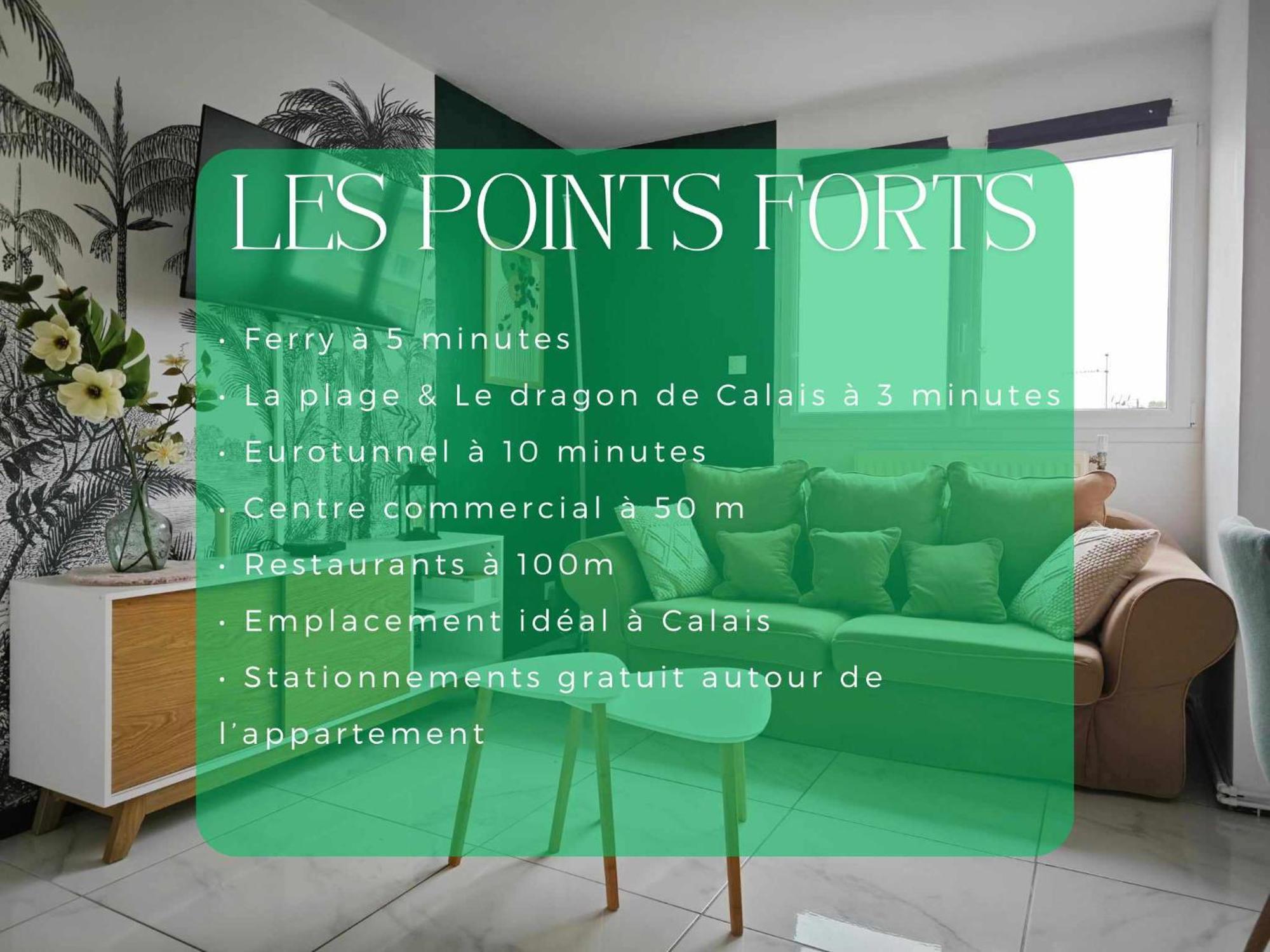 Calais Plage-Gare Appartement Elegant Tout Equipe Екстериор снимка